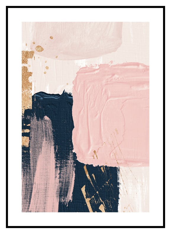 Acrylic Shapes Poster (50x70 cm) - Poster Store
