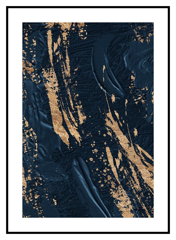 Plakat Złoty Akryl (50x70 cm) - Poster Store