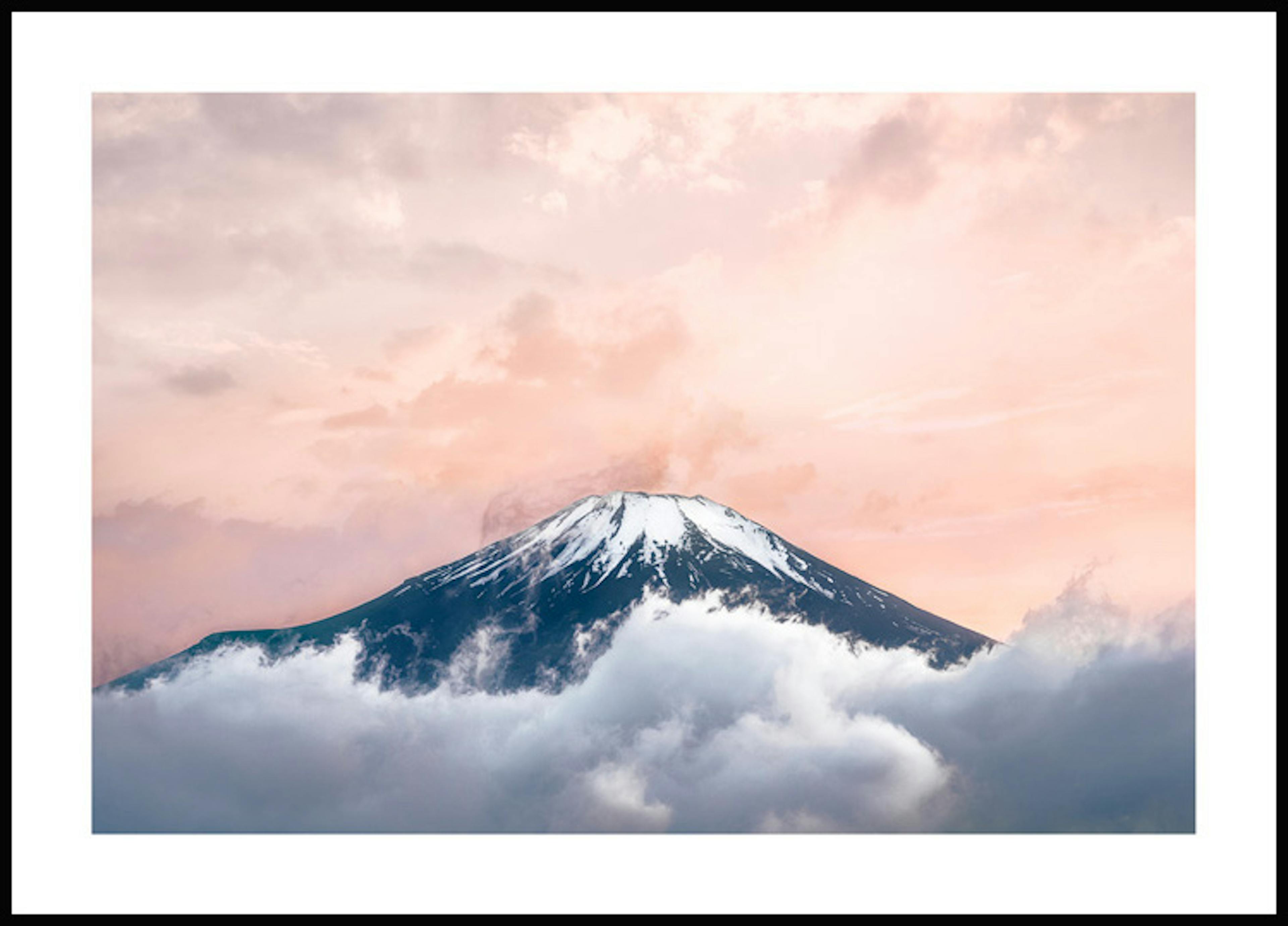 Misty Mount Fuji Poster 0