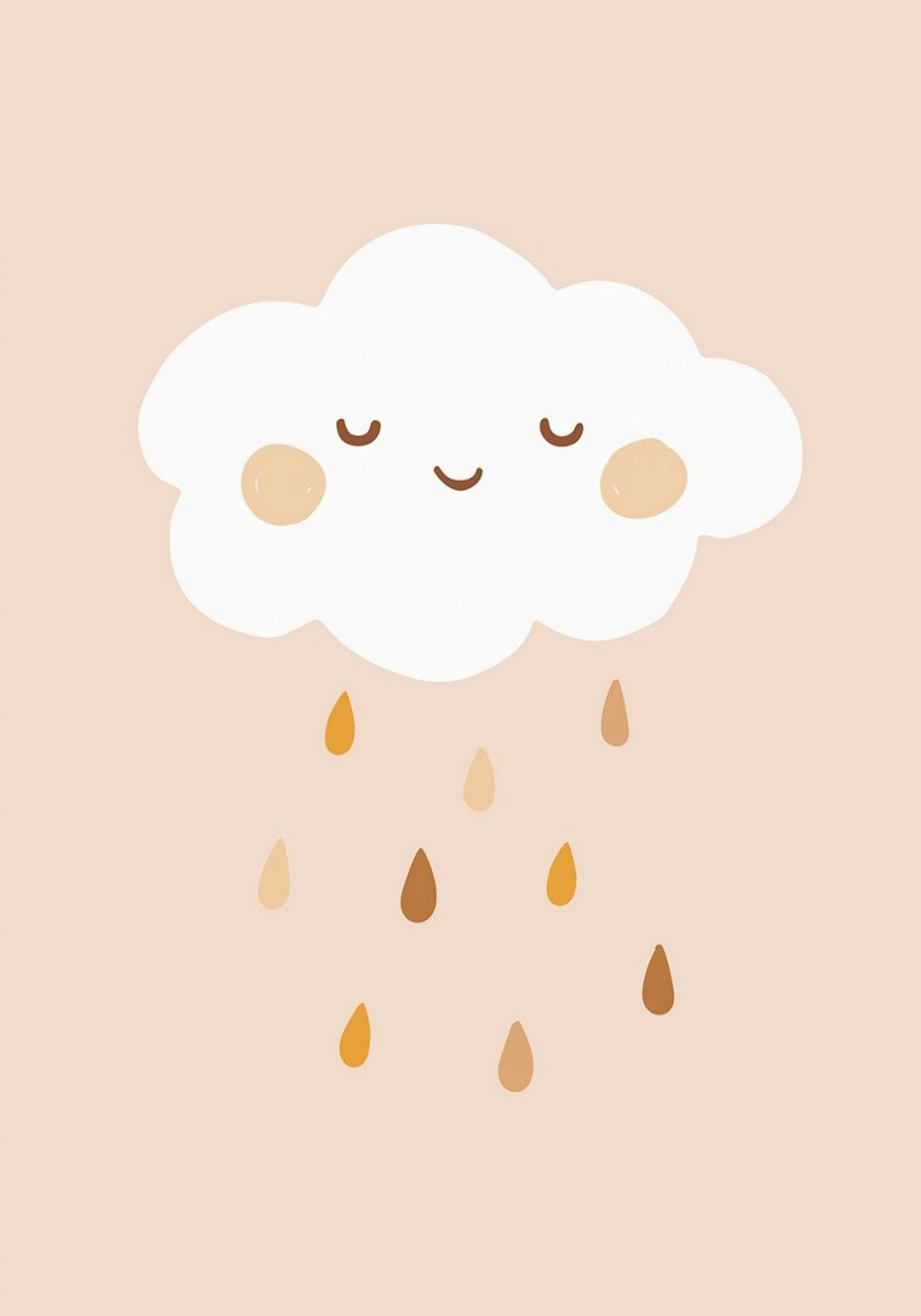 Nuage Souriant Poster 0