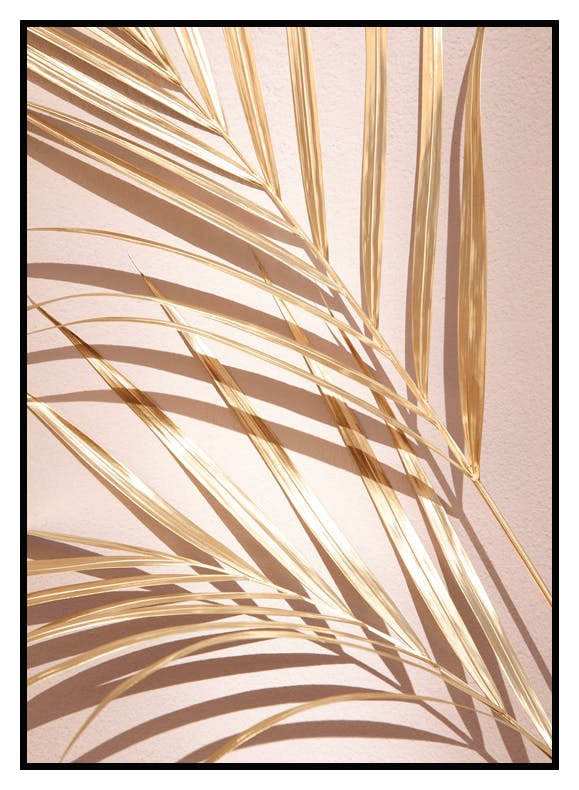 Kultainen Palmu no 1 Juliste (21x30 cm) - Poster Store