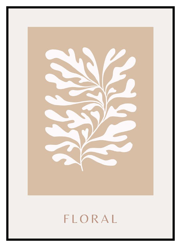 Floral Nr1 Poster (21x30 cm) - Poster Store
