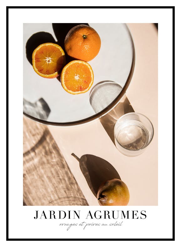 Plakat Jardin Agrumes (21x30 cm) - Poster Store