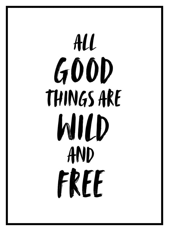 All Good Things Poster (30x40 cm) - Poster Store