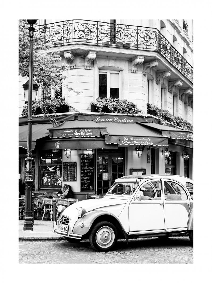 Straßenecke in Paris Poster 0
