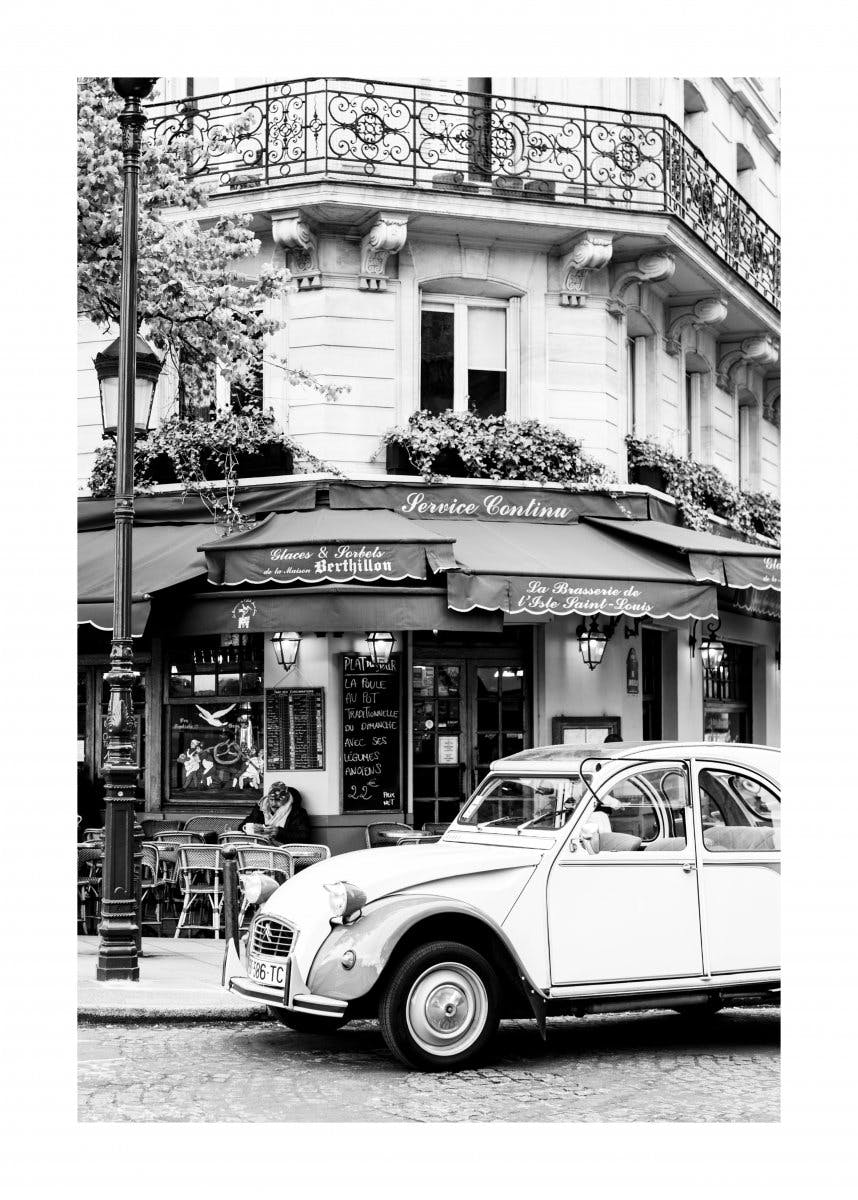 Straßenecke in Paris Poster 0