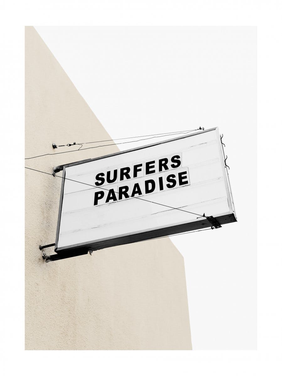 Surfers Paradis Poster 0