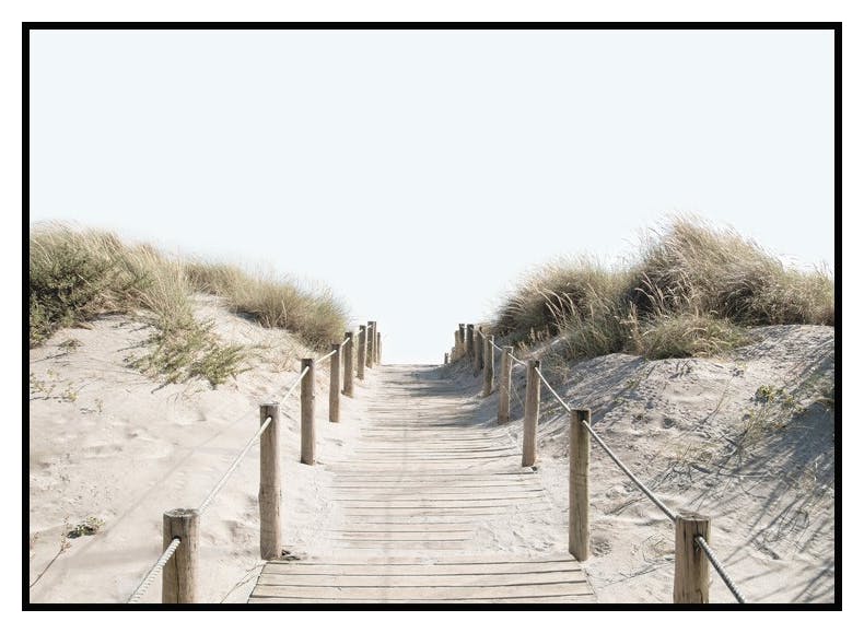 Plakat Na Plaże (21x30 cm) - Poster Store