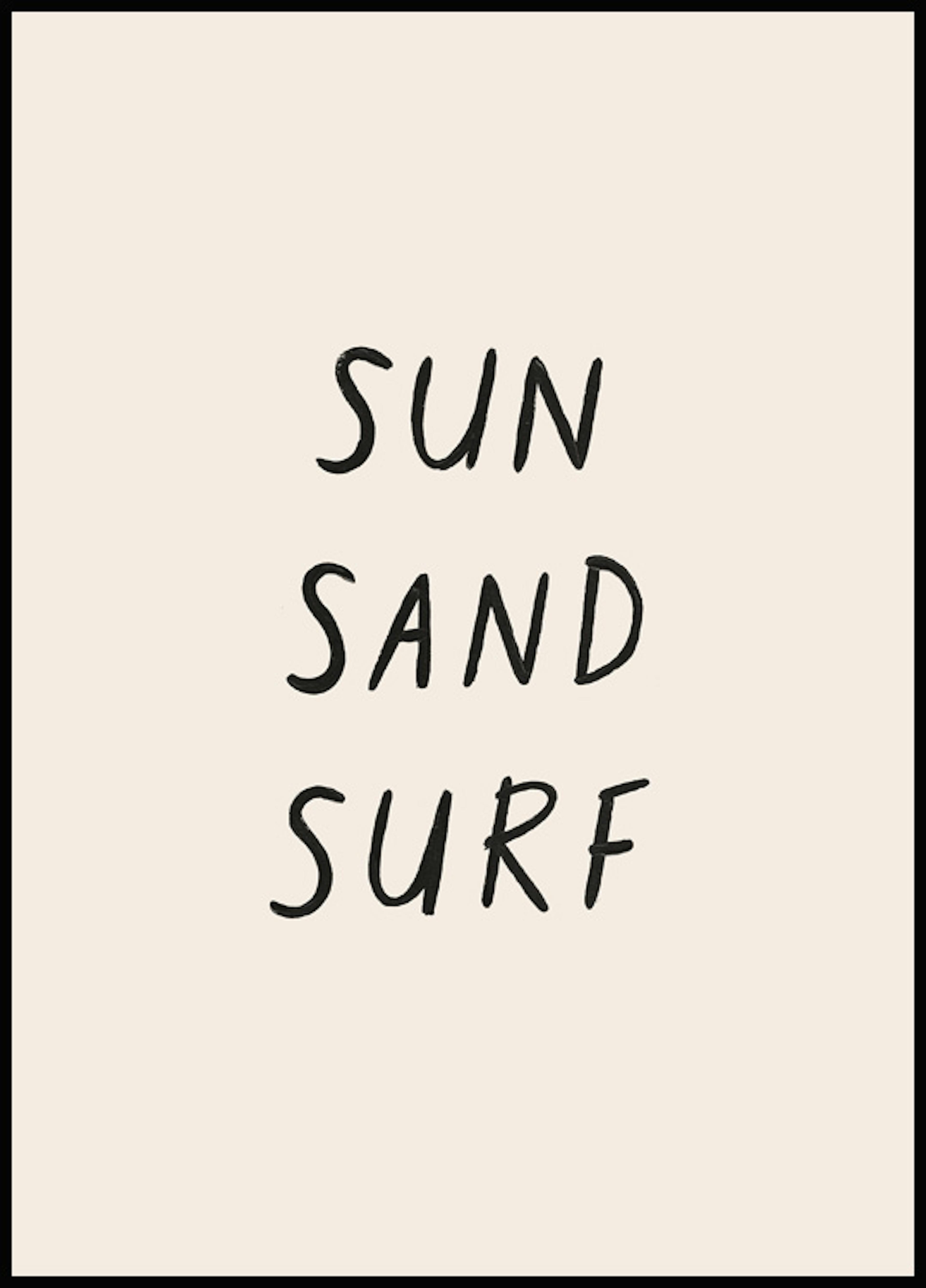 Sun Sand Surf Poster 0