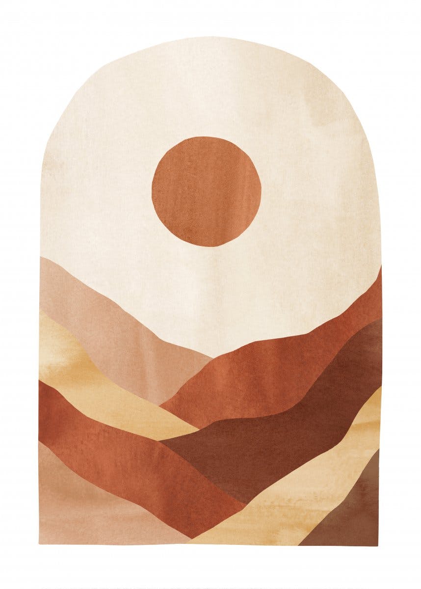 Abstract Landscape Poster 0
