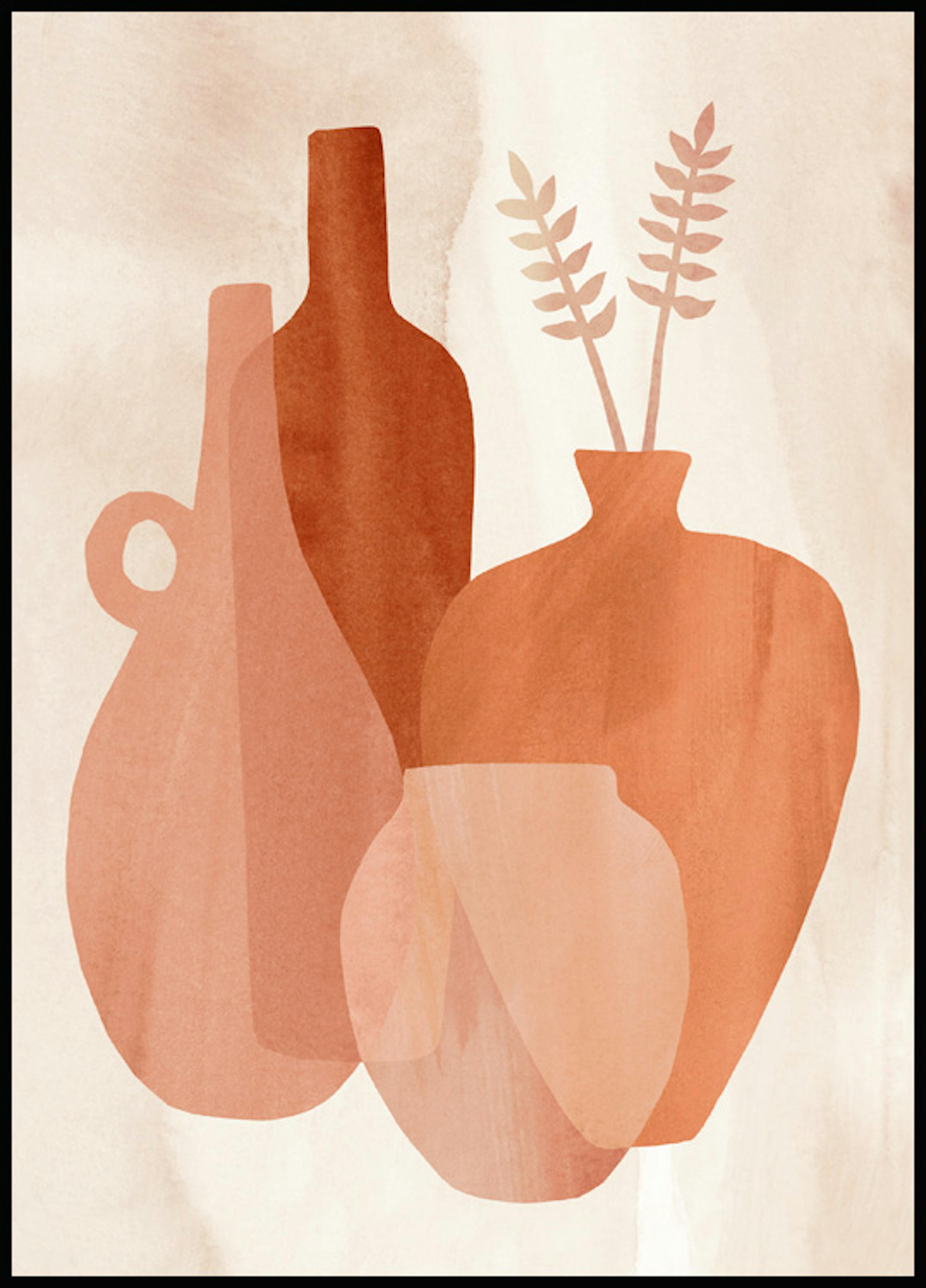 Abstrakte Vase Poster 0