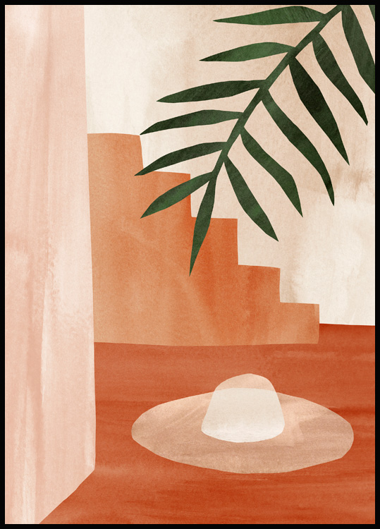 Chapeau Abstrait Poster