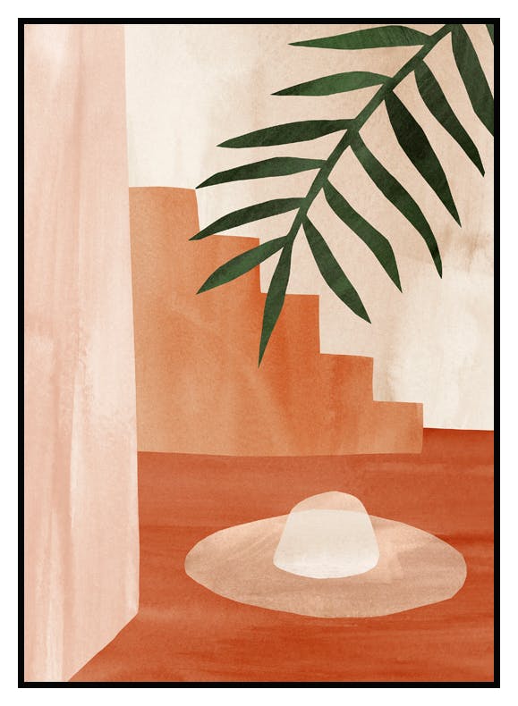 Abstract Hat Poster (30x40 cm) - Poster Store