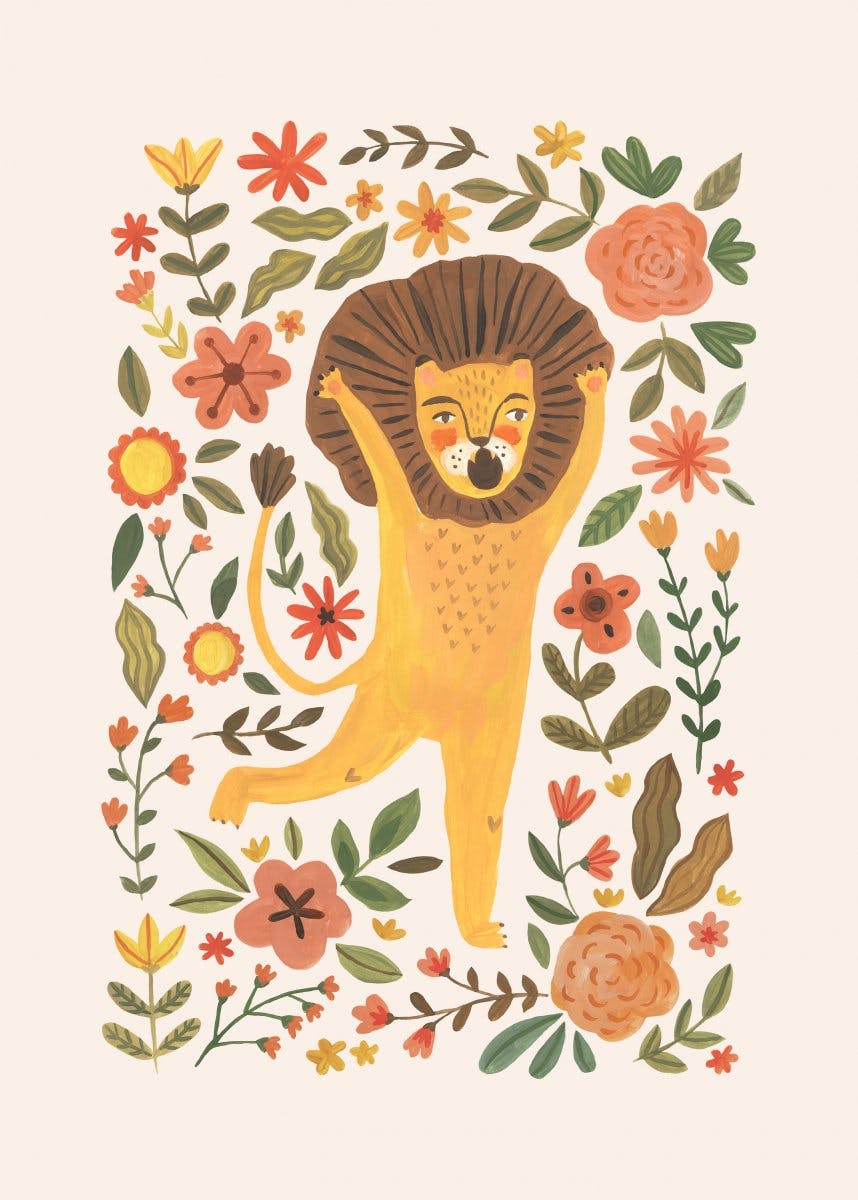 ライオンの赤ちゃんポスター 0