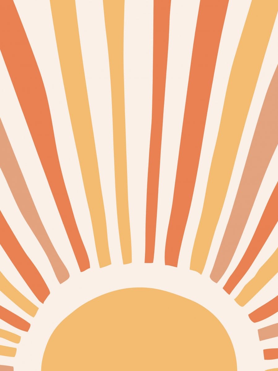 カラフル太陽ポスター 0