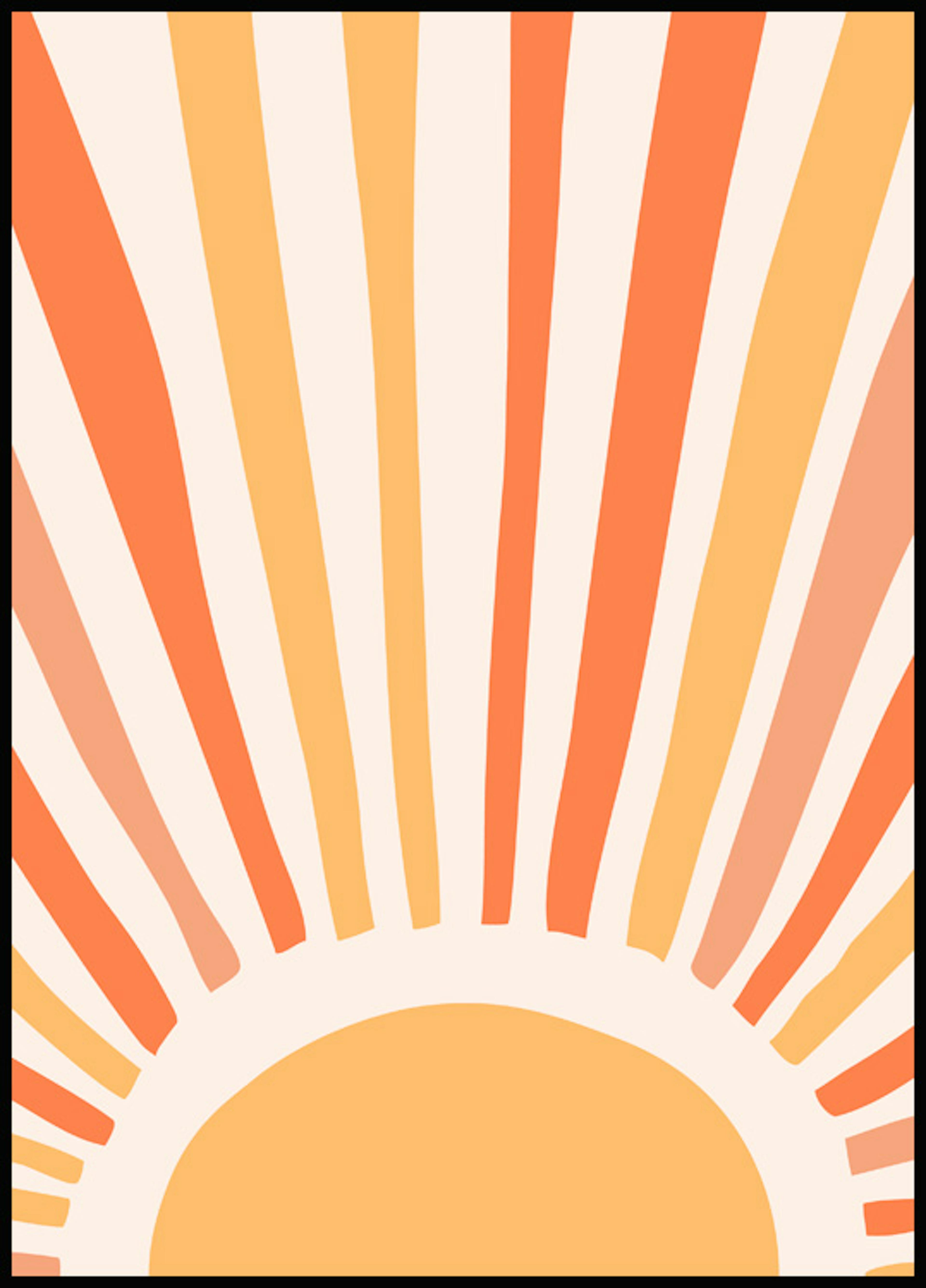 Colorful Sun Poster 0