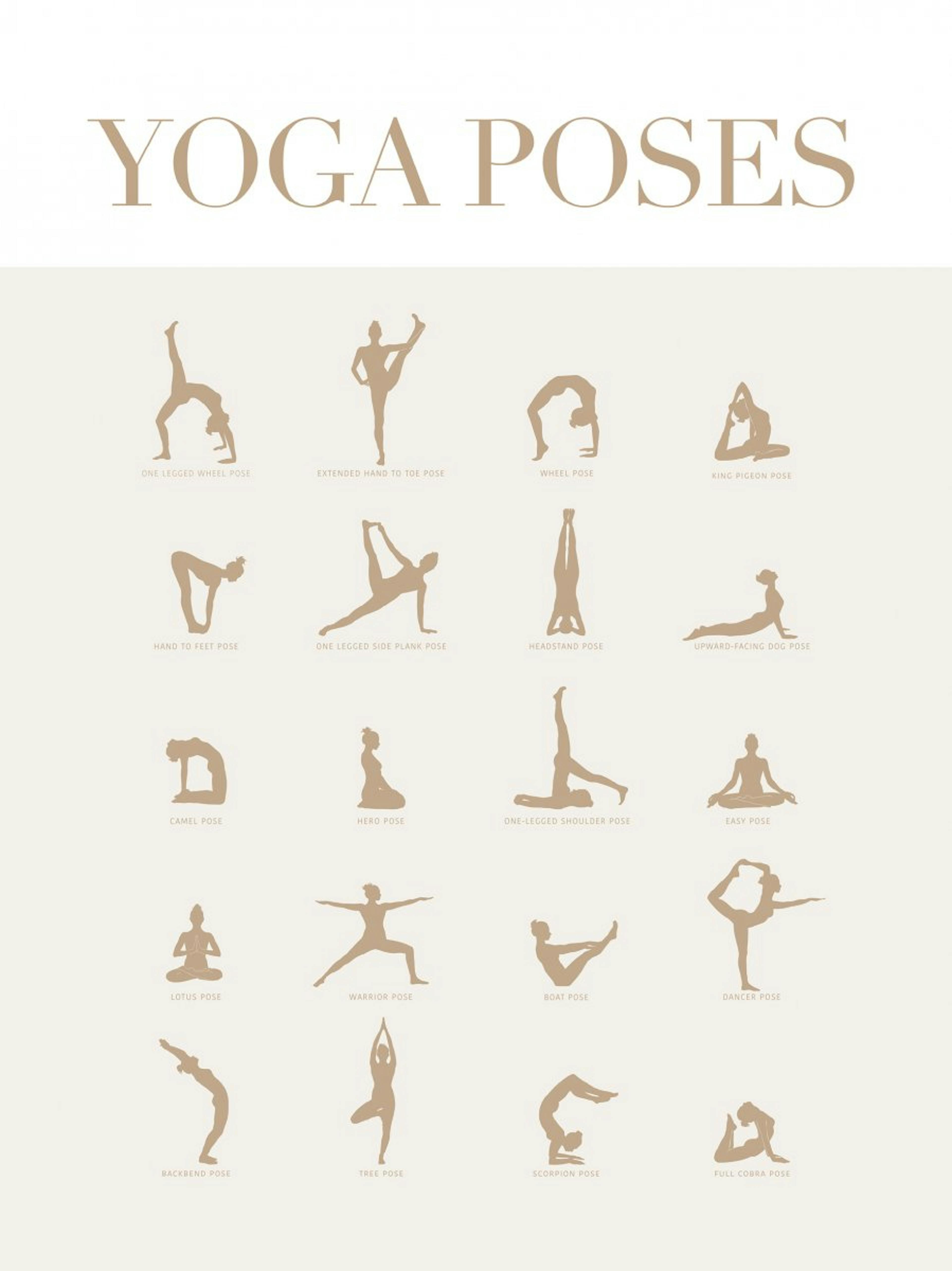 Yoga Poses Poster 0