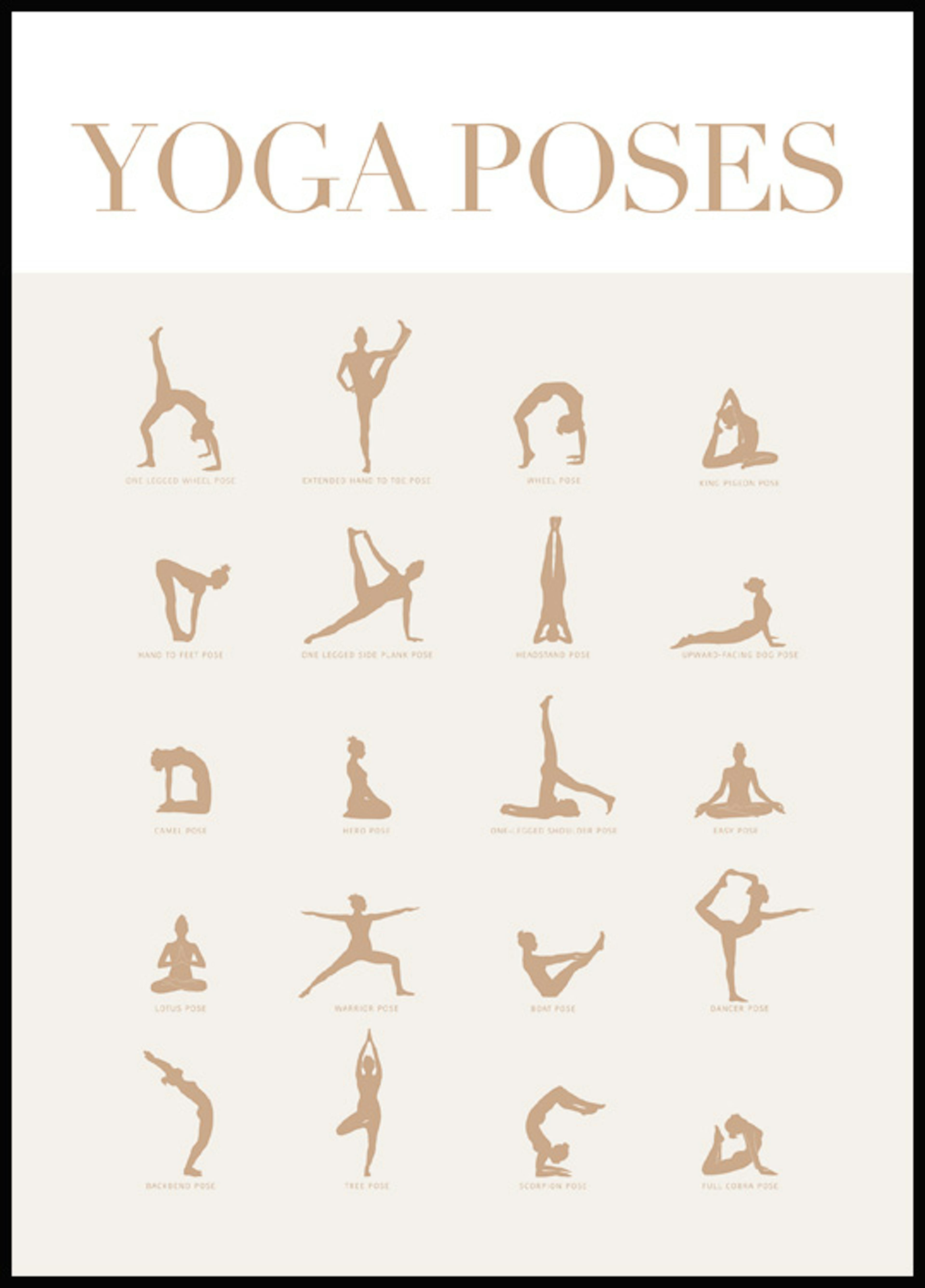 Yoga Poses Plakat 0