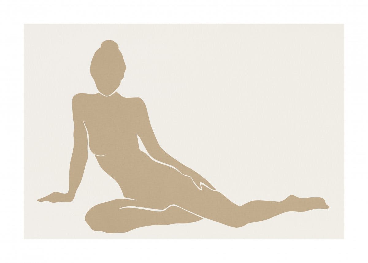 Vrouwelijk Silhouet No1 Poster 0