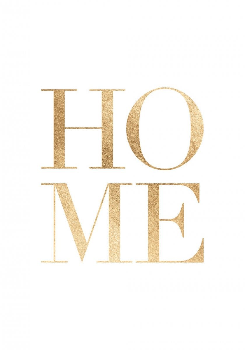 Gold Home Affiche 0