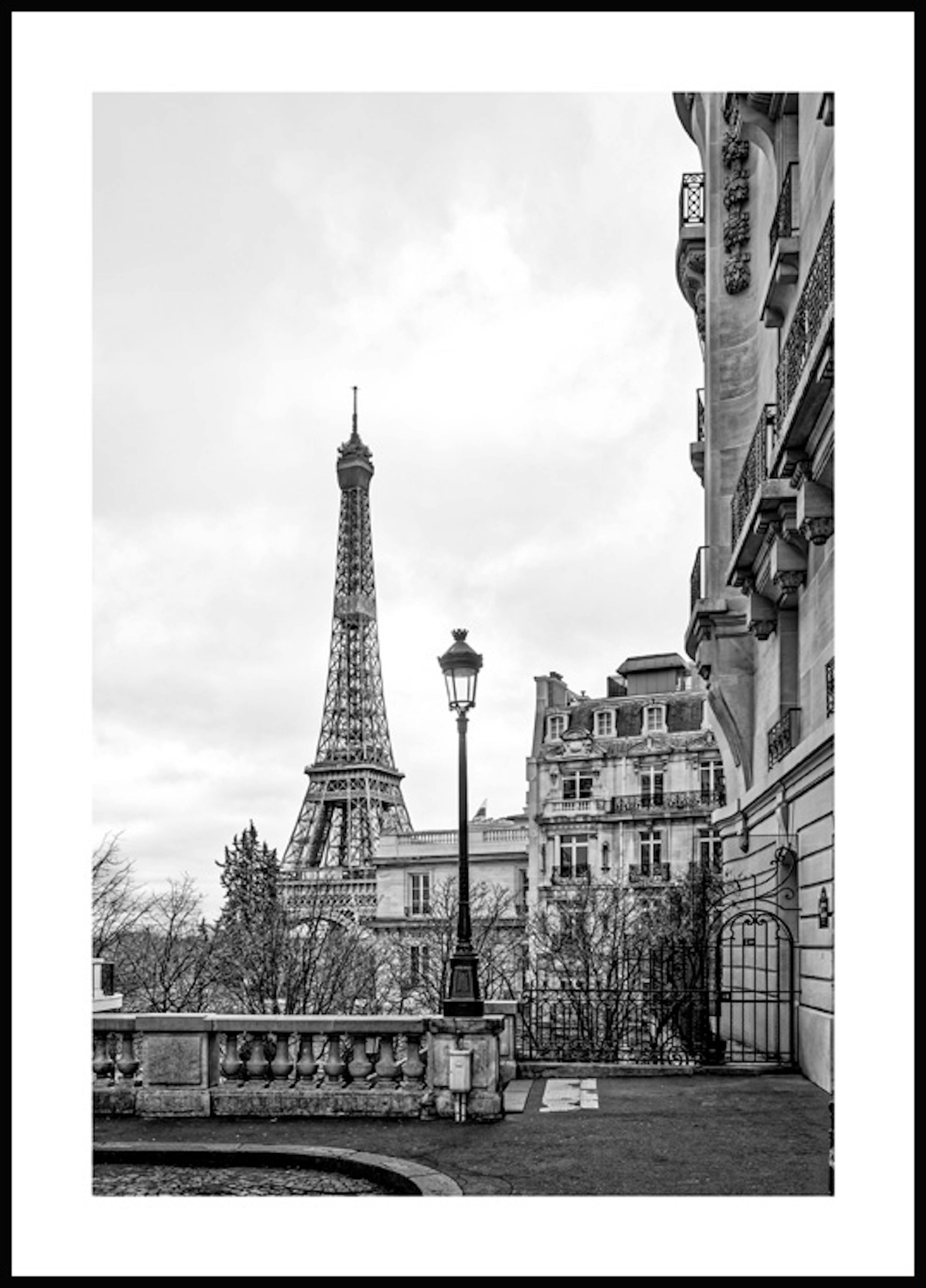 Plakat Widok Z Ulicy Paryża 0