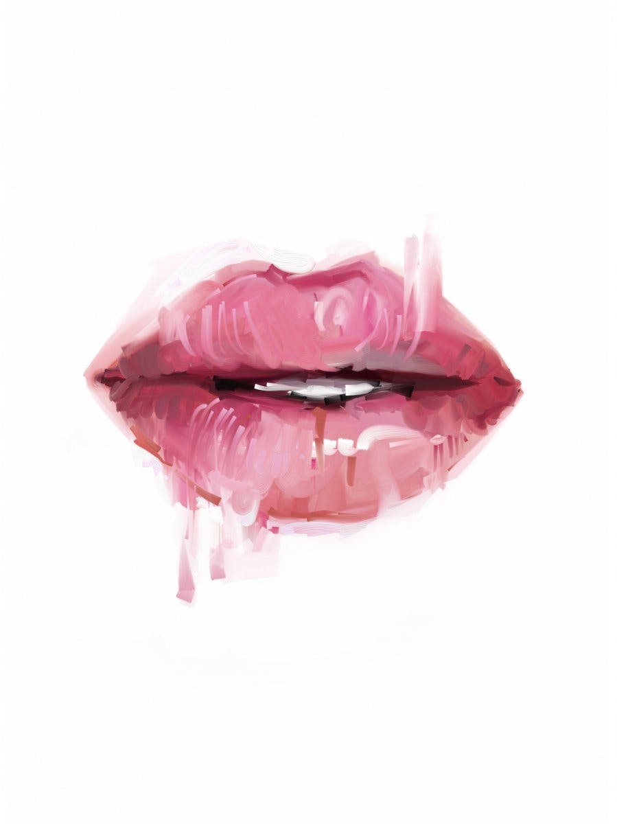 Plakat Różowe Usta 0