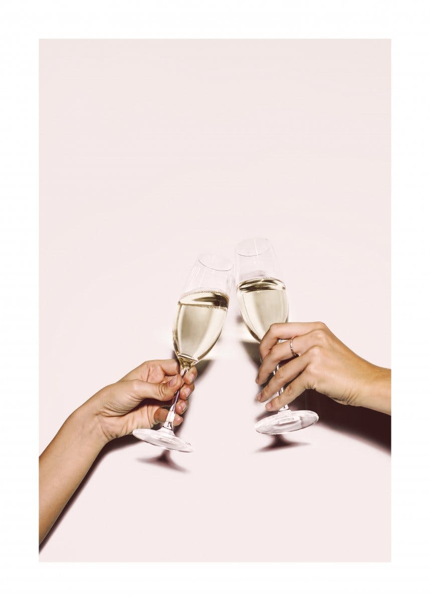 Poster di brindisi champagne 0