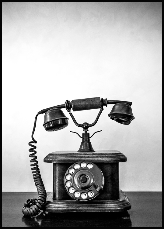 Telefono Vintage Poster