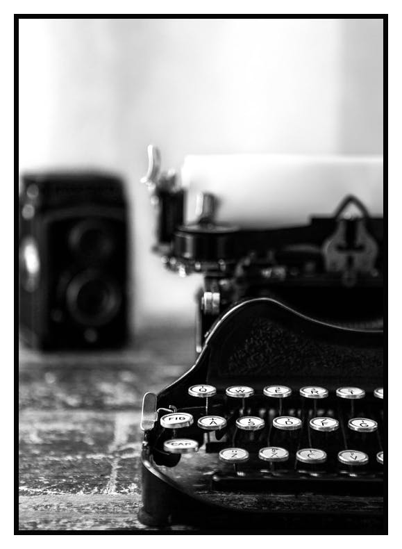 Prints Typewriter Poster (30x40 cm) - Poster Store