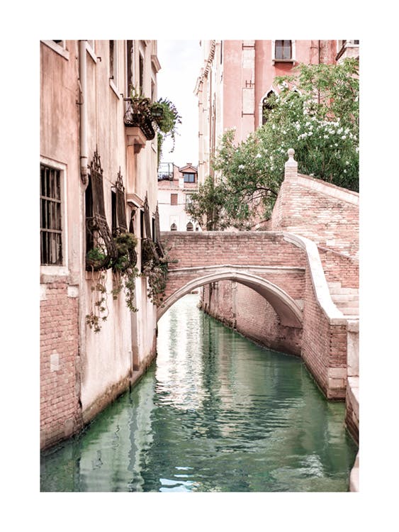Kanal in Venedig Poster 0
