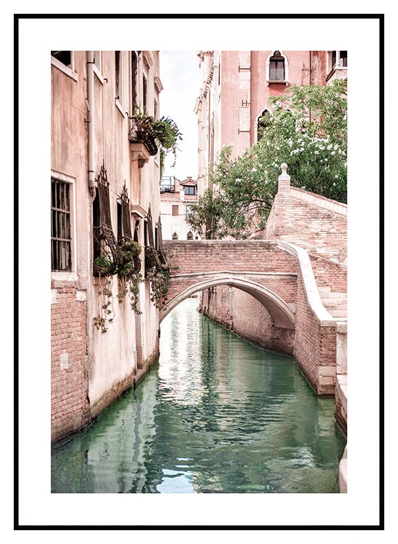 Kanaal in Venetië Poster (30x40 cm) - Poster Store