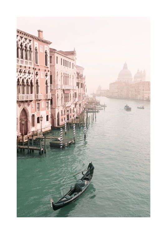 Venetië Gondola Poster 0