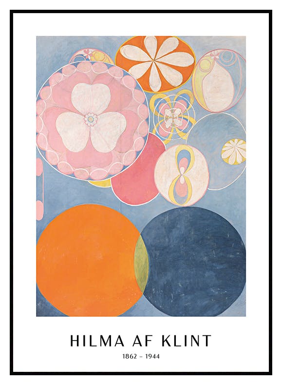POSTER - THE TEN LARGEST, CHILDHOOD, NO. 2 BY HILMA AF KLINT (30x40 cm) - Poster Store