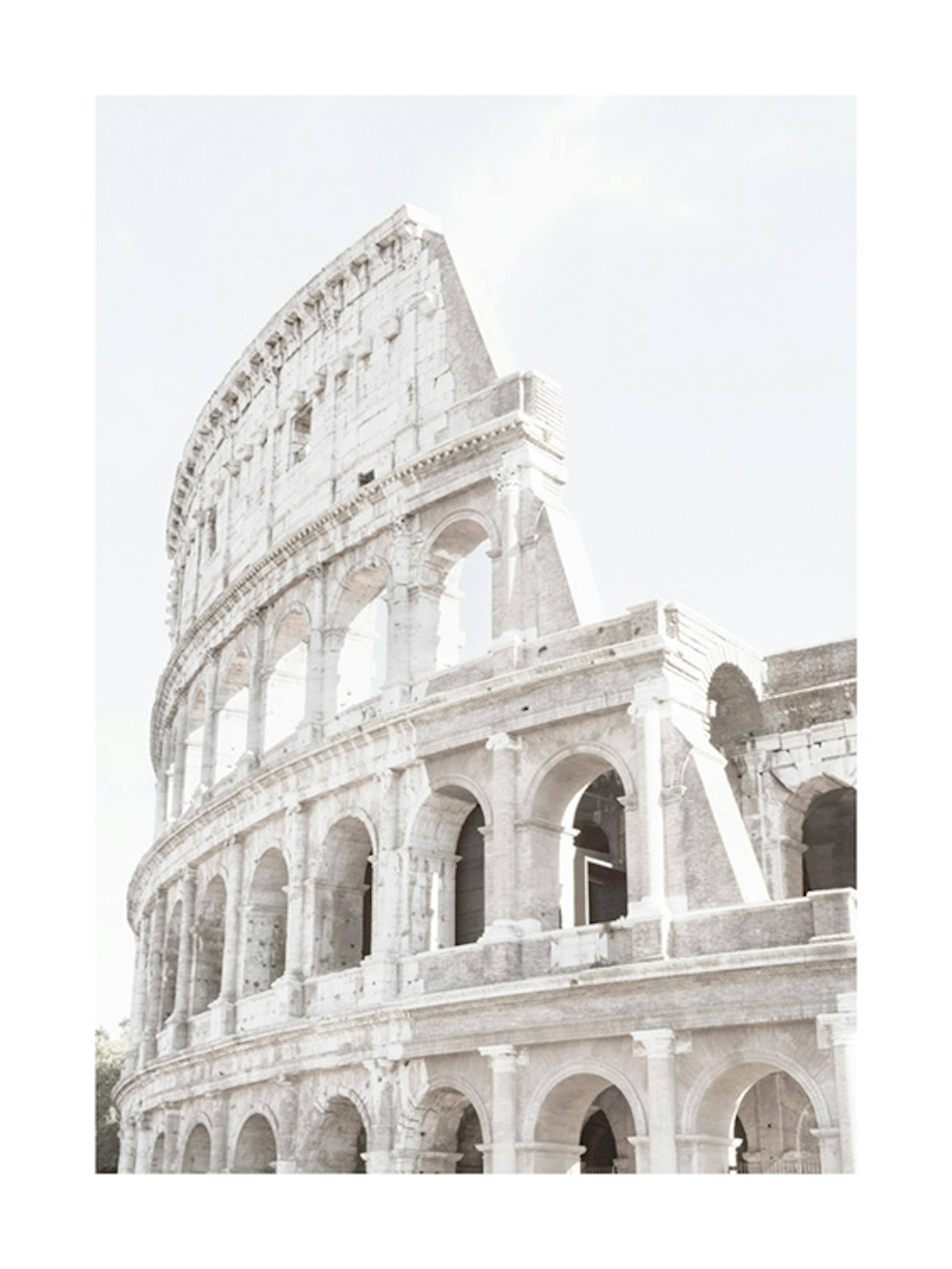 Witte Colosseum Poster 0