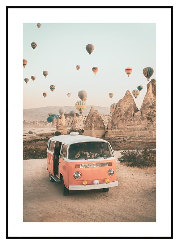 Van in Cappadocia Poster (21x30 cm) - Poster Store