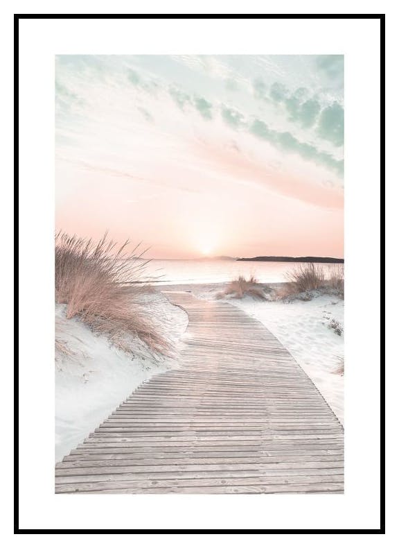 Ścieżka na Plażę Plakat (30x40 cm) - Poster Store