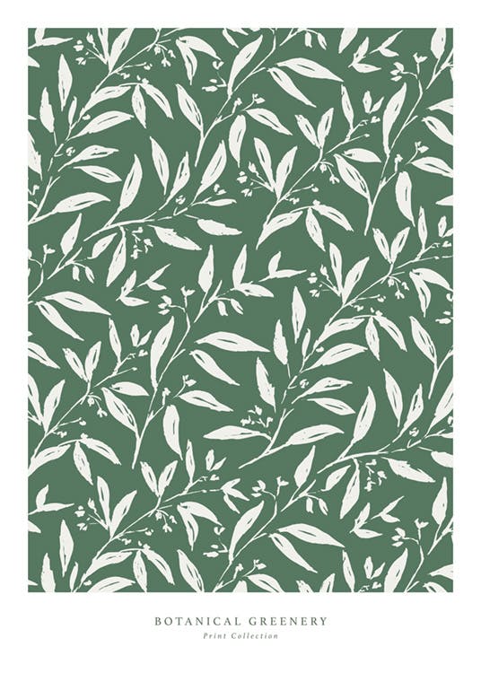Botanisk Grønt no.1 Plakat 0