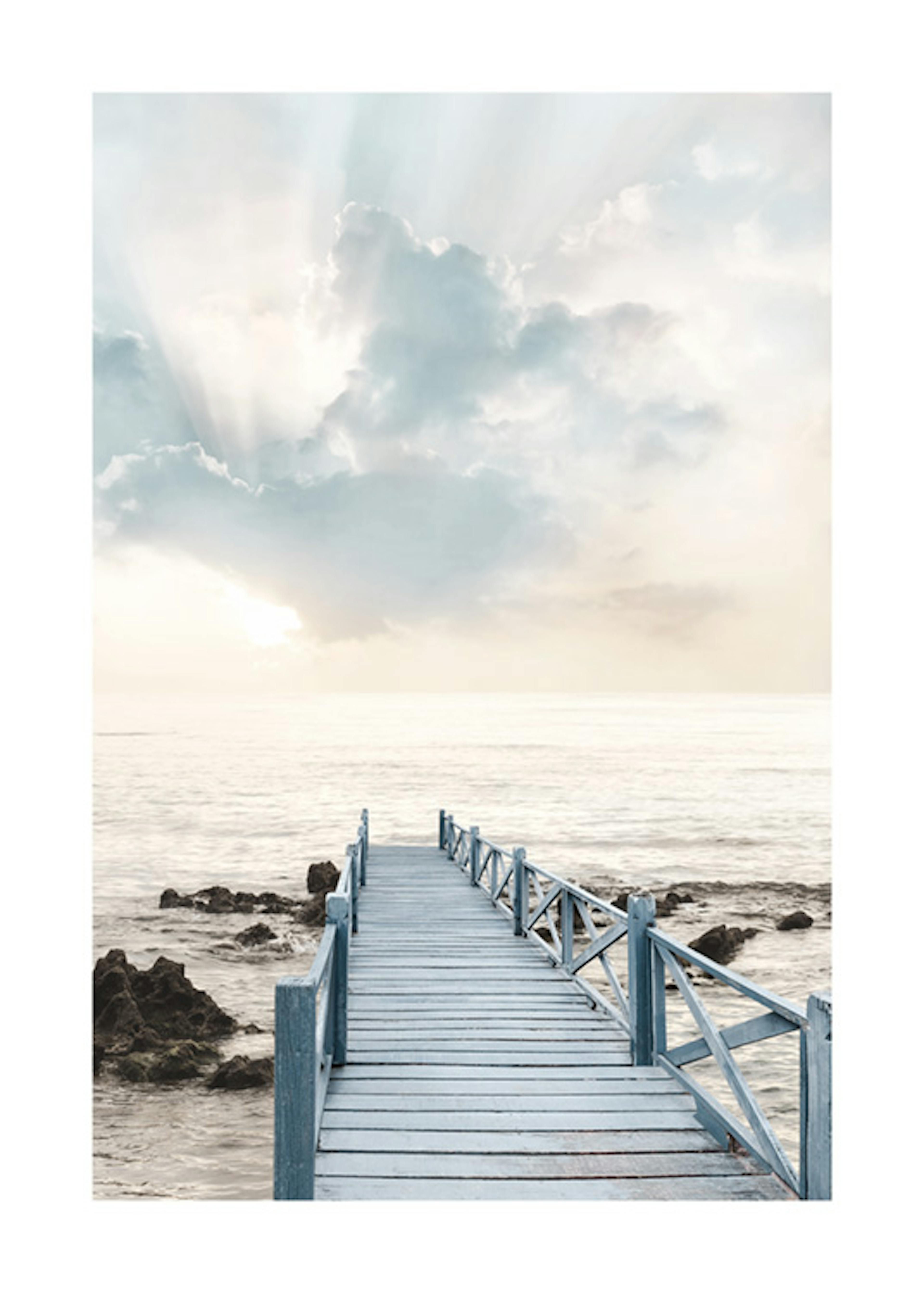 Jetty at Sunrise Poster 0