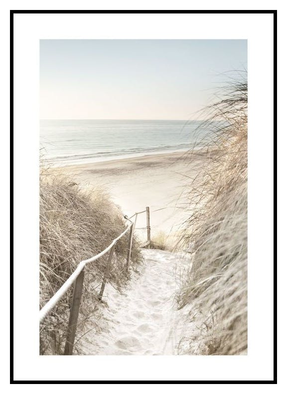 Weg zum Strand Poster (30x40 cm) - Poster Store