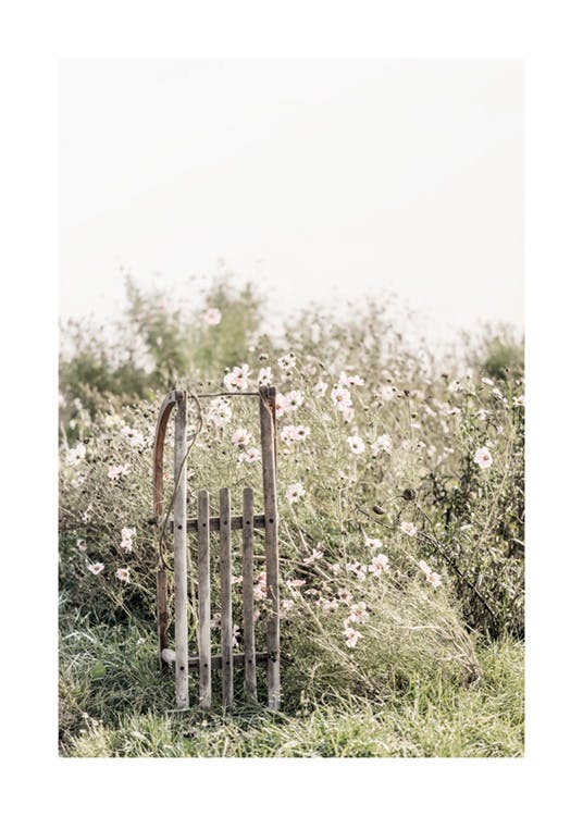 Gard cu flori Poster 0