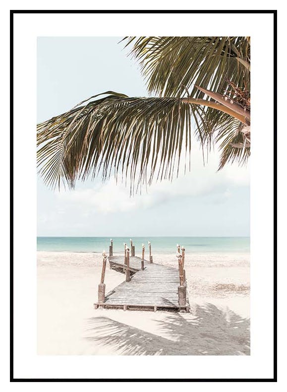 Jetée Plage Poster (30x40 cm) - Poster Store