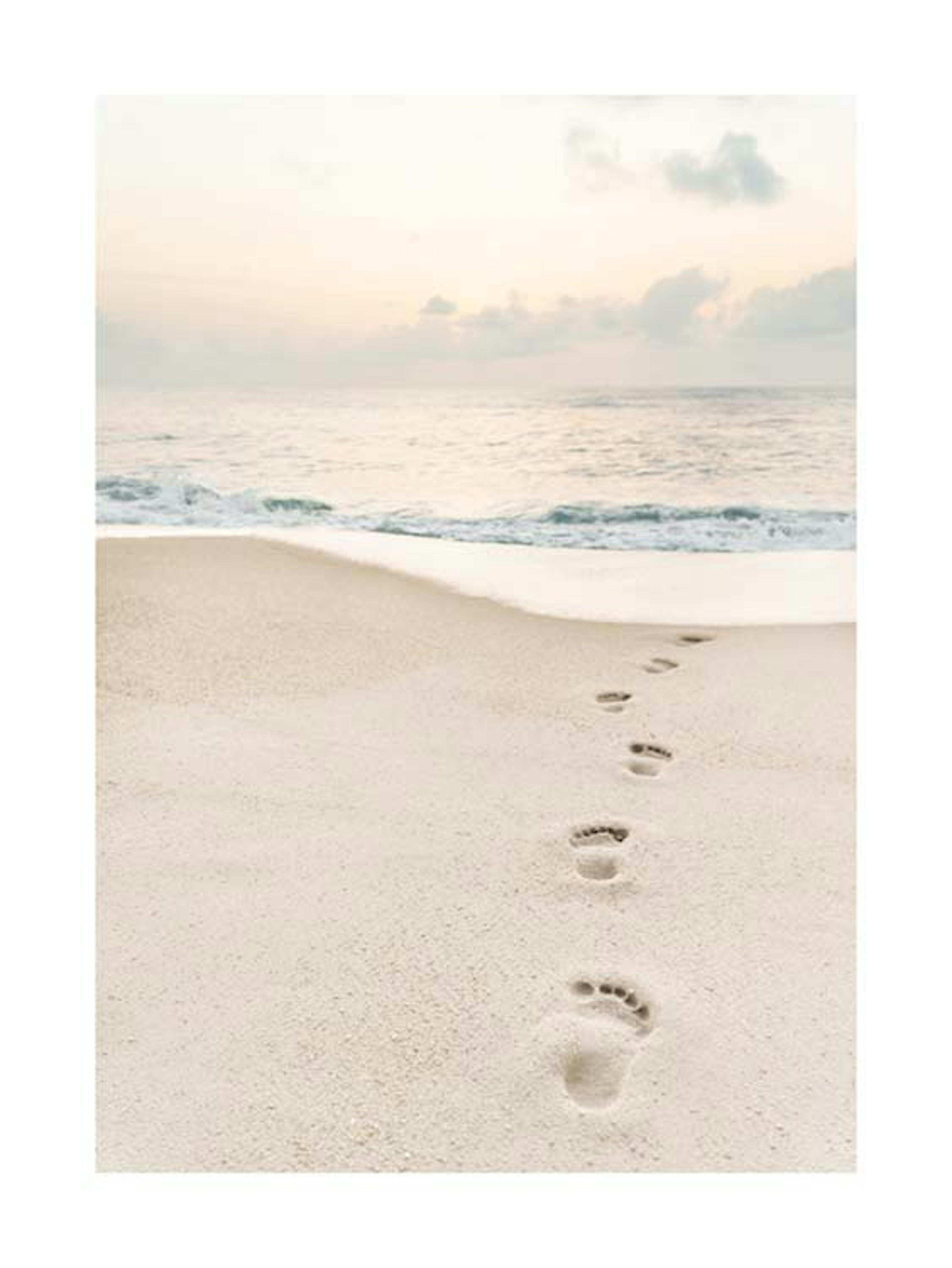 Sand Footprints Poster 0