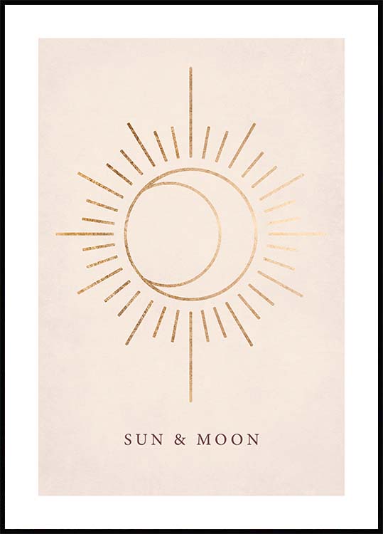 Sonne & Mond-Plakat