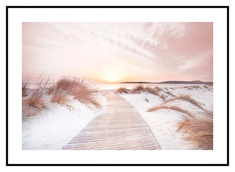 Zeezicht bij zonsondergang Poster (30x40 cm) - Poster Store
