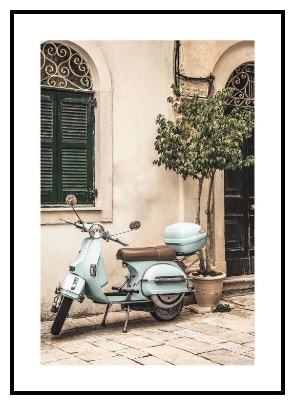 Italy Vespa Plakat (70x100 cm) - Poster Store