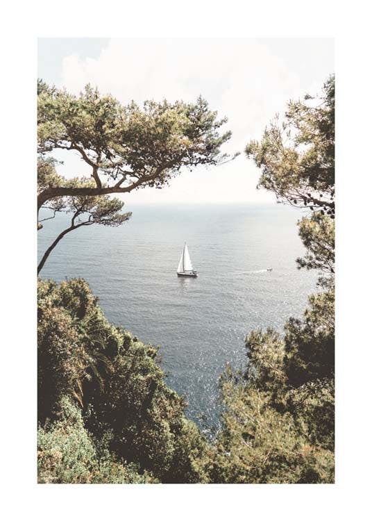 Poster cu barca Toscana 0