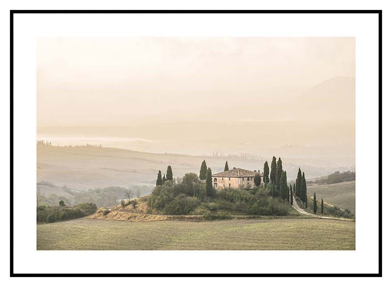Toscana Landskap Poster (30x40 cm) - Poster Store