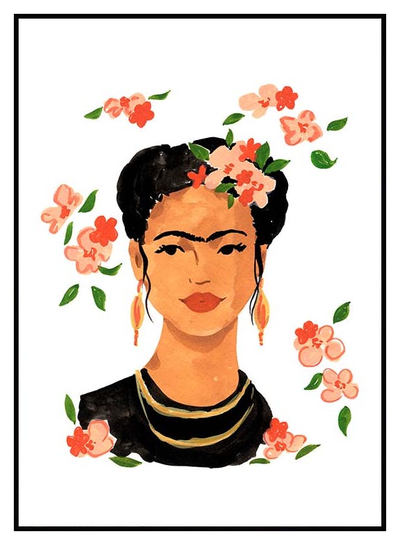 Kwiat Fridy Plakat (30x40 cm) - Poster Store