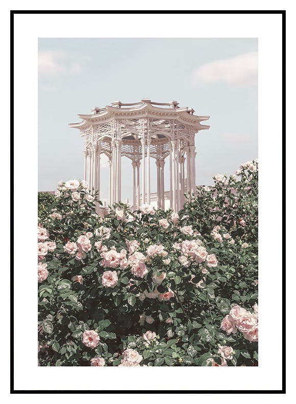 Poster für den Rosenpavillon (30x40 cm) - Poster Store