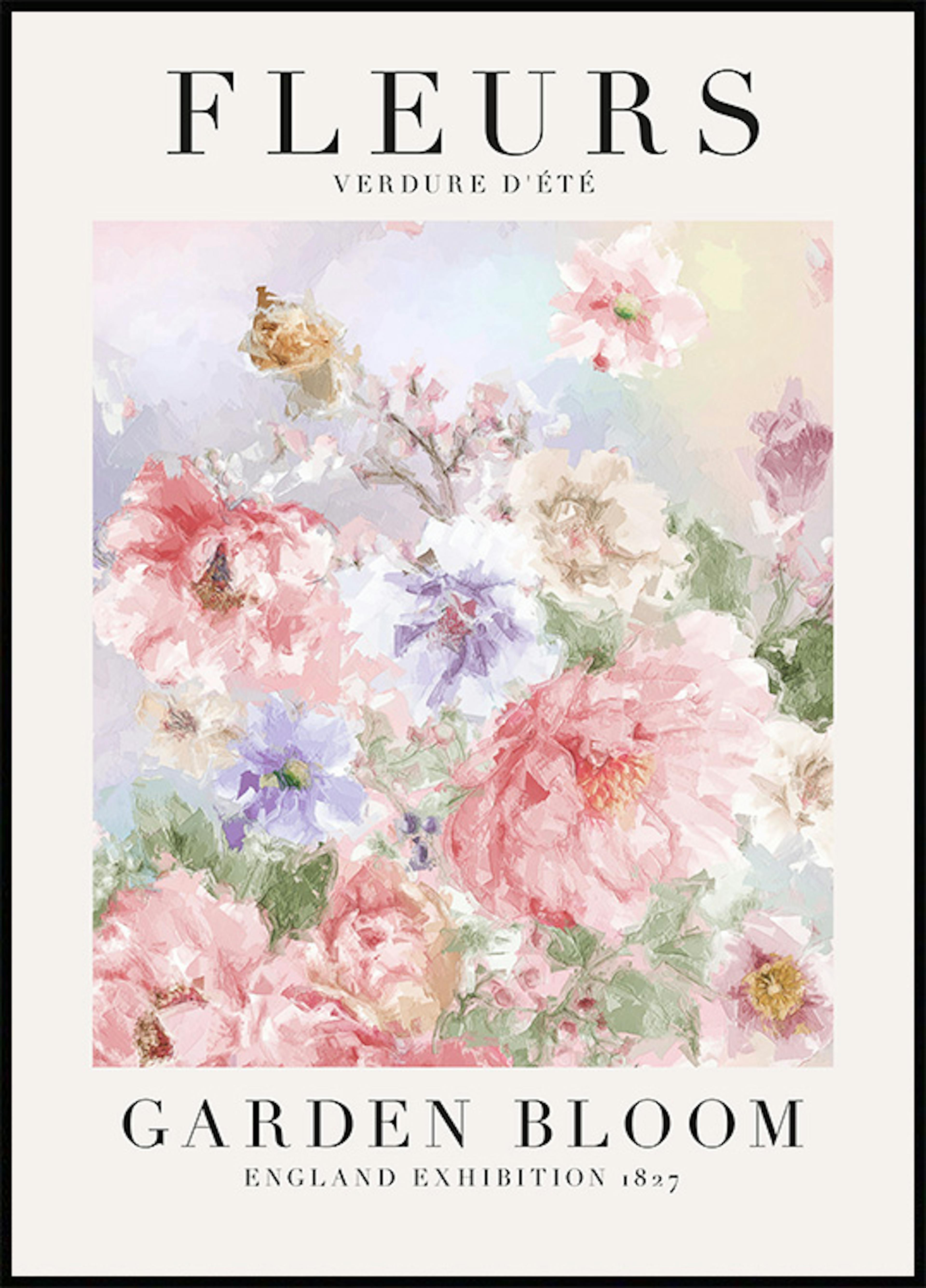 Gartenblüten-Poster 0